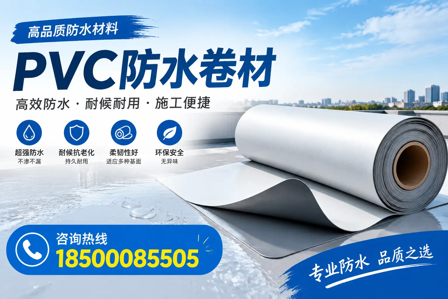 如何在石河子选择合适的pvc防水卷材